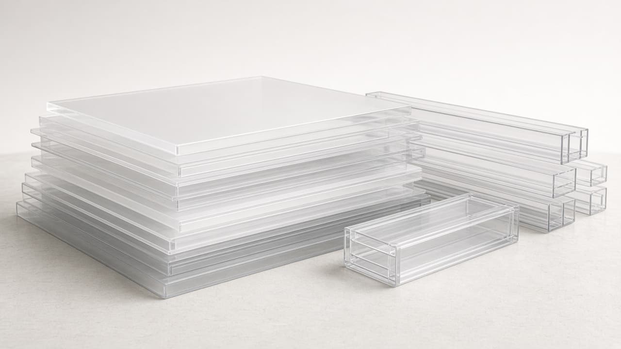 Plastic sheet materials used in a construction setting