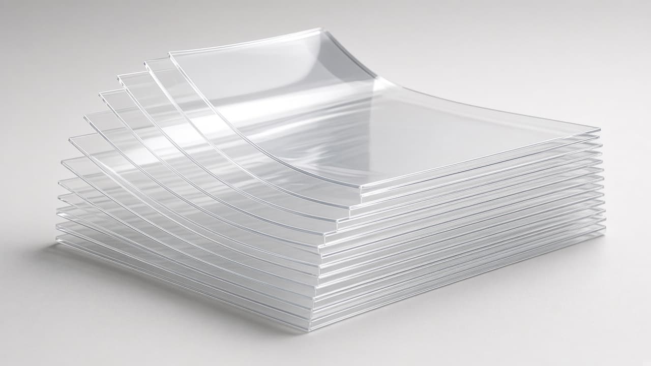 Laminated plastic sheet and film materials